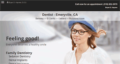 Desktop Screenshot of emeryvilledentist.com